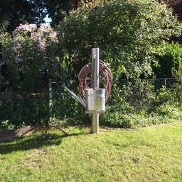 Wasserzapfstelle aus Edelstahl — Michael Krauss Wasserspiele