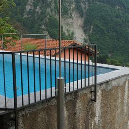 Warmwasserdusche Rondo aus Edelstahl — Michael Krauss Wasserspiele