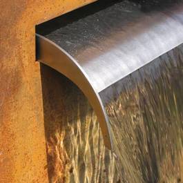 Wasserfall Mekong III aus Edelstahl — Michael Krauss Wasserspiele