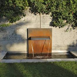 Wasserfall Mekong II aus Edelstahl — Michael Krauss Wasserspiele