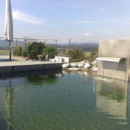 Wasserfall Mekong II aus Edelstahl — Michael Krauss Wasserspiele