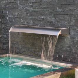 Wasserfall Mekong II aus Edelstahl — Michael Krauss Wasserspiele