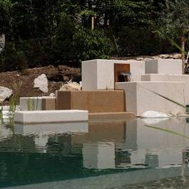 Wasserfall Mekong II aus Edelstahl — Michael Krauss Wasserspiele