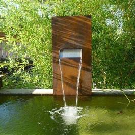 Wasserfall Mekong II aus Edelstahl — Michael Krauss Wasserspiele