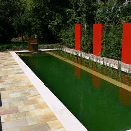 Wasserfall Mekong I aus Edelstahl — Michael Krauss Wasserspiele