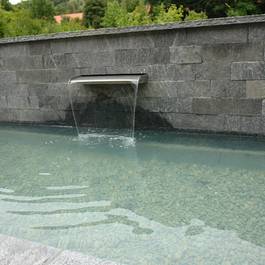 Wasserfall Mekong I aus Edelstahl — Michael Krauss Wasserspiele