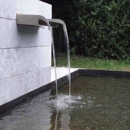 Wasserfall Mekong I aus Edelstahl — Michael Krauss Wasserspiele