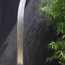 Zimmerbrunnen W I aus Edelstahl — Michael Krauss Wasserspiele