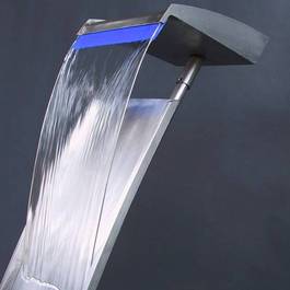 Zimmerbrunnen W I aus Edelstahl — Michael Krauss Wasserspiele