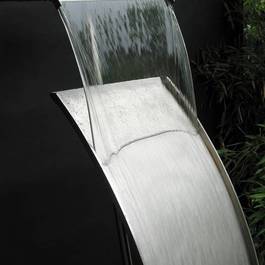 Zimmerbrunnen W IV aus Edelstahl — Michael Krauss Wasserspiele